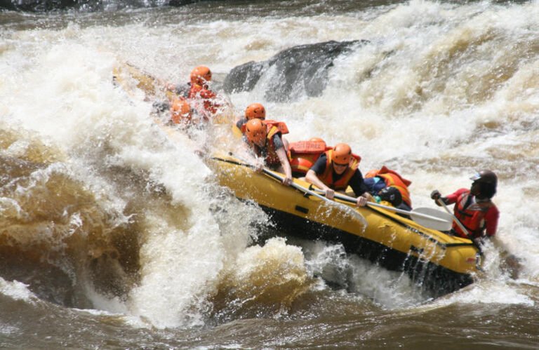 White water rafting in Jinja