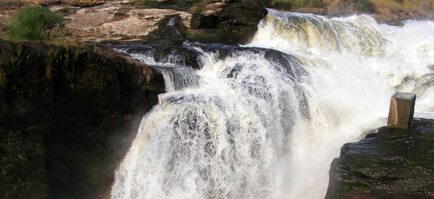 top of the falls visit in murchison  falls national park
